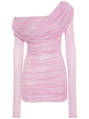 Μini φόρεμα από ζέρσεϋ Blumarine ροζ