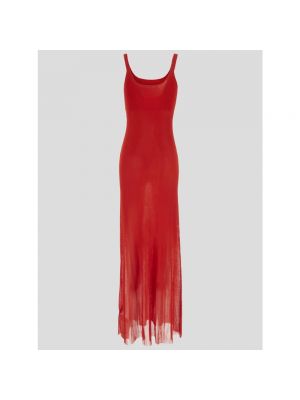 Sukienka długa Jacquemus czerwona