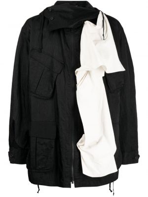 Asymmetrische jacke mit kapuze Yohji Yamamoto