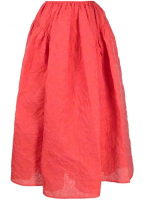 Midi suknja Cecilie Bahnsen crvena