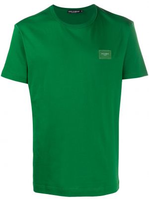 Тениска Dolce & Gabbana зелено
