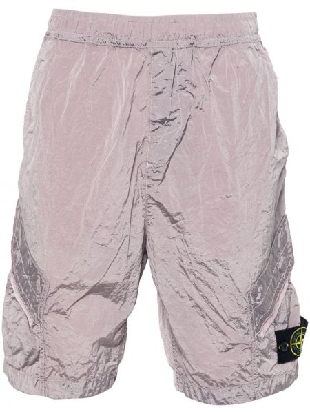 Kratke hlače Stone Island ružičasta