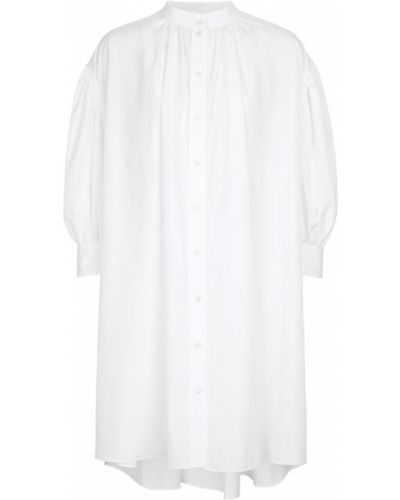 Vestito di cotone Alexander Mcqueen bianco