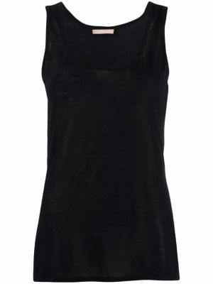 Top sin mangas de cuello redondo 12 Storeez negro