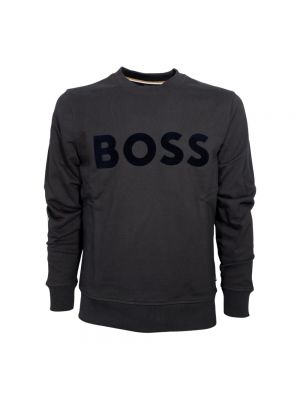 Czarna bluza z kapturem Hugo Boss