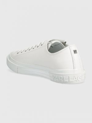 Bőr tornacipő Karl Lagerfeld fehér