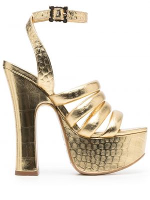 Sandále na platforme Vivienne Westwood zlatá