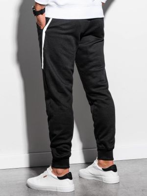 Sportovní kalhoty Ombre Clothing černé