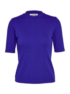 Slim fit tričko Casa Mara modrá