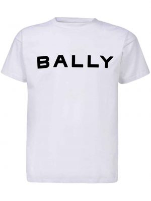 Raštuotas medvilninis marškinėliai Bally