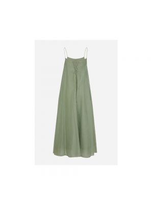 Zielona sukienka długa Pomandere