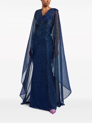 Dlouhé šaty Talbot Runhof modré