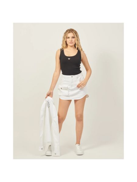 Mini spódniczka Armani Exchange biała