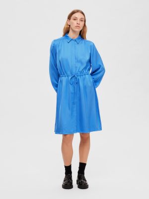 Φόρεμα Selected Femme μπλε