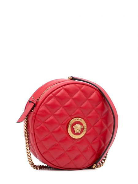 Prošívaná taška přes rameno Versace Pre-owned červená