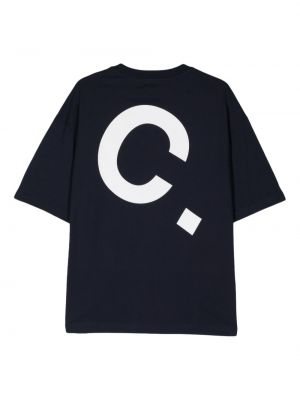 Kokvilnas t-krekls A.p.c. zils
