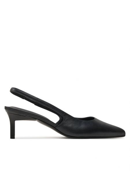 Sandale s otvorenom petom Calvin Klein crna