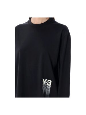 Camiseta de manga larga Y-3 negro