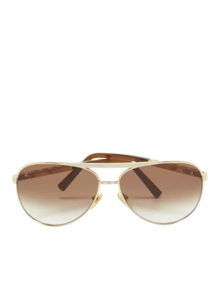 Okulary przeciwsłoneczne Louis Vuitton Vintage brązowe