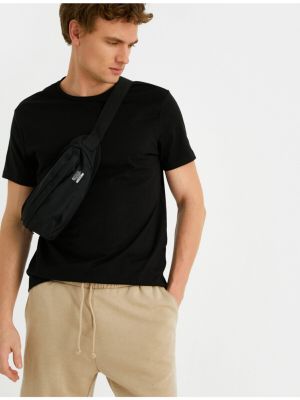 Polo majica slim fit Koton crna