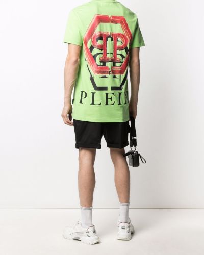 Camiseta con estampado Philipp Plein verde