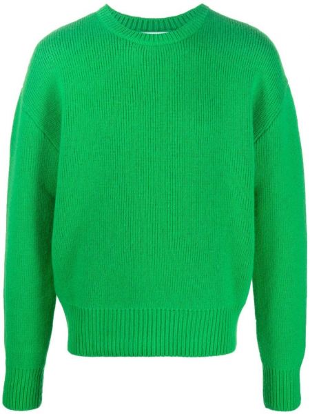 Дълъг пуловер Bottega Veneta зелено