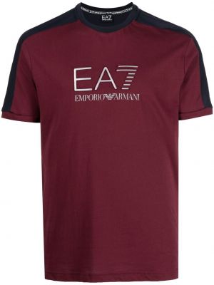 T-shirt Ea7 Emporio Armani lila