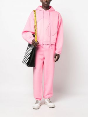 Fleecové sportovní kalhoty Erl růžové