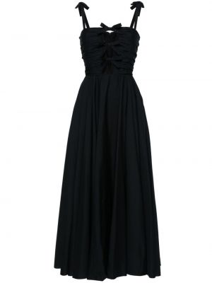 Krepové večerné šaty s mašľou Giambattista Valli čierna