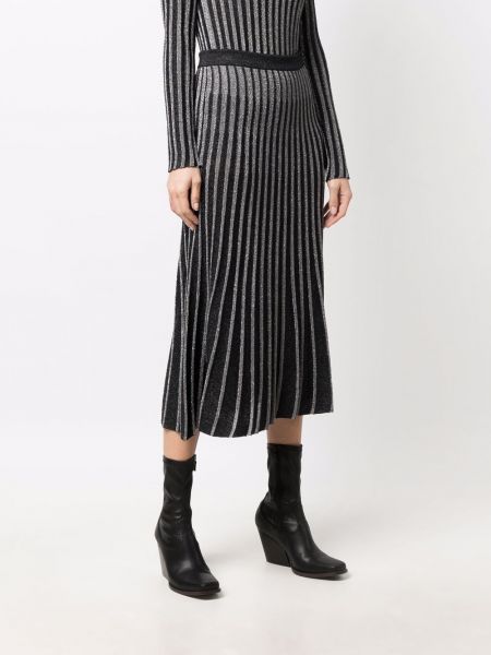 Plisované sukně Stella Mccartney šedé