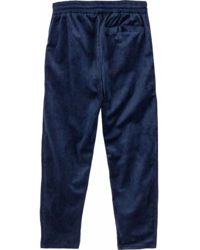 Terciopelo pantalones de chándal con bordado Stadium Goods azul