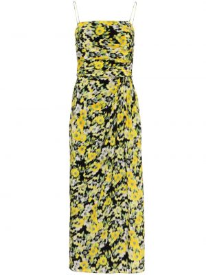 Midi haljina s cvjetnim printom s printom Adam Lippes