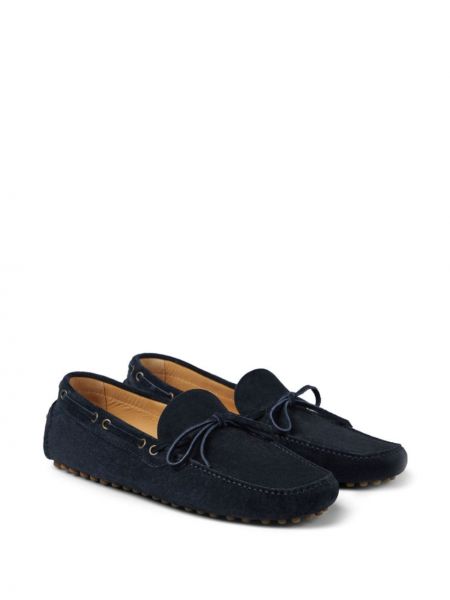 Pitsist seemisnahksed loafer-kingad Brunello Cucinelli sinine
