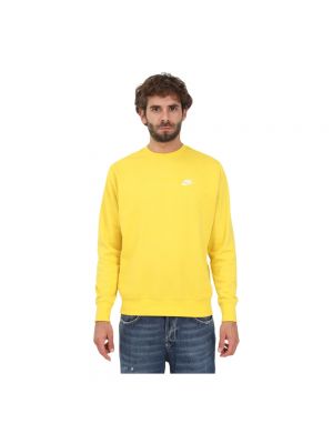 Bluza z kapturem Nike żółta