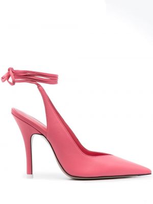 Полуотворени обувки The Attico розово