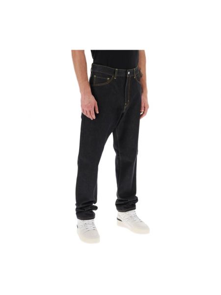 Klassische straight jeans Moncler schwarz