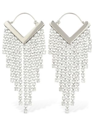 Pendientes de cristal Isabel Marant plateado