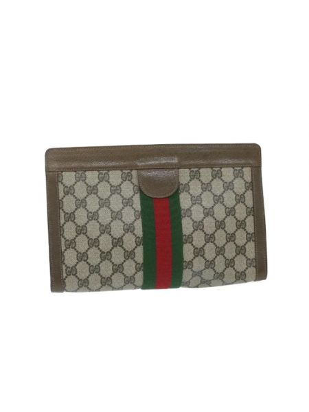 Bolso clutch de cuero retro Gucci Vintage