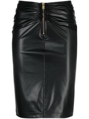 Drapovaný puzdrová sukňa Pinko čierna