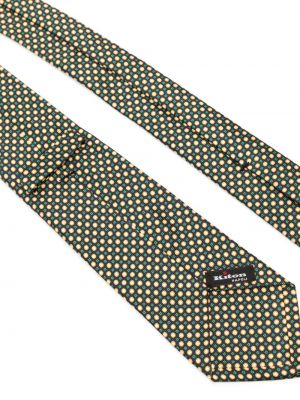 Jedwabny krawat w grochy Kiton