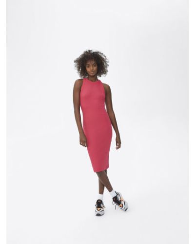 Sprandi Hétköznapi ruha SP22-SUD032 Rózsaszín Slim Fit