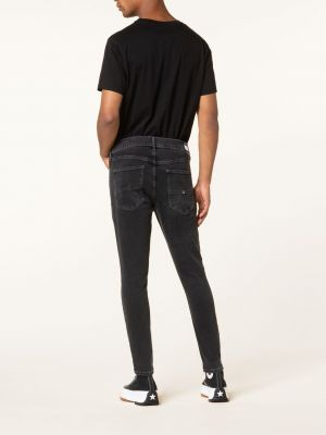 Jeansy skinny slim fit Tommy Jeans czarne
