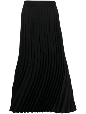 Plisovaná midi sukňa Jnby čierna
