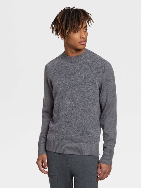 Пуловер Zegna серый