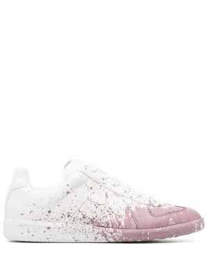 Trykt sneakers Maison Margiela hvit