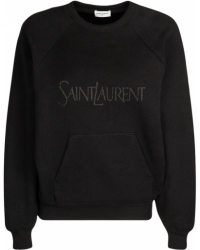 Haftowana bluza bawełniana Saint Laurent