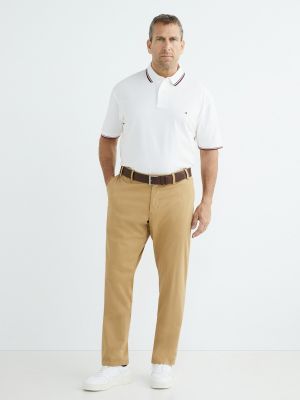 Pantalones con estampado Tommy Hilfiger beige