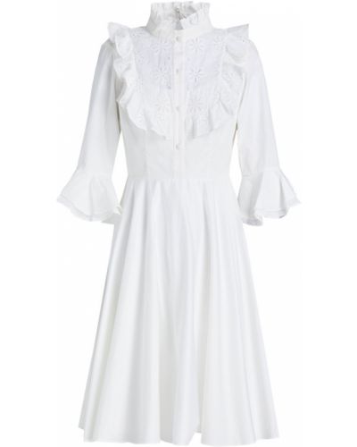 Хлопковое платье Mikael Aghal, белое