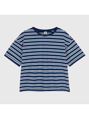 Camiseta de algodón Petit Bateau azul