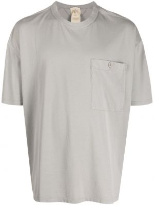 T-krekls ar apaļu kakla izgriezumu Ten C pelēks